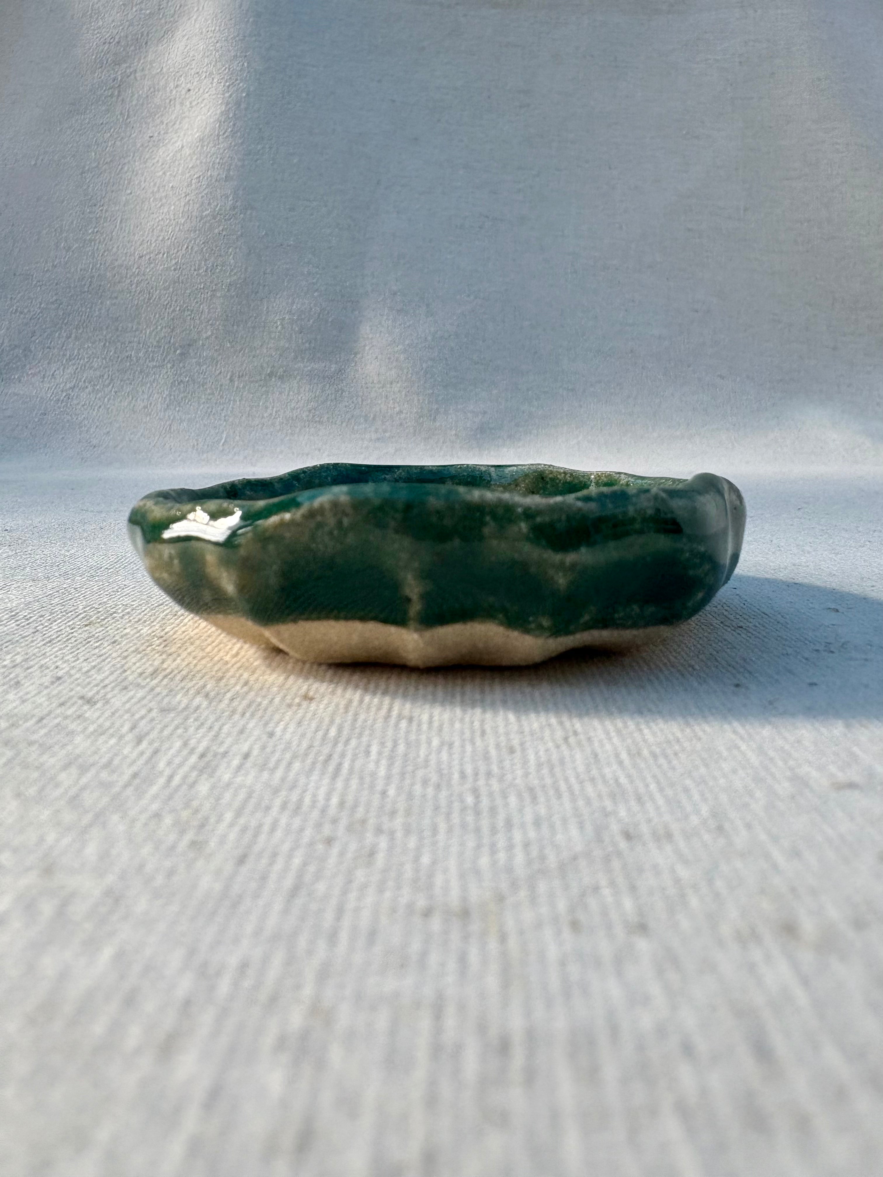 Ring Bowl - Bottle Green