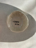 Ring Bowl - Clear Crackle {Seconds}