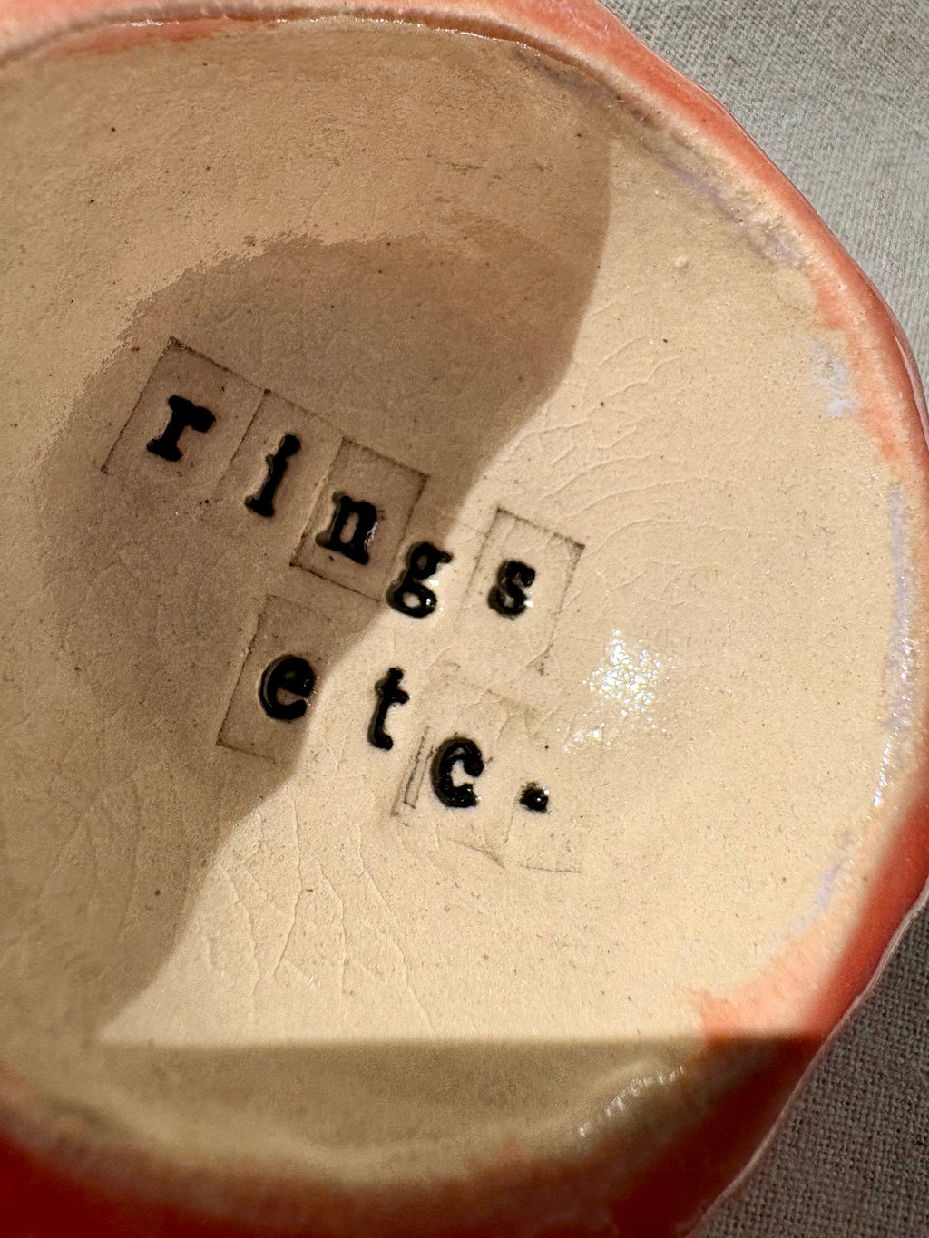 Ring Bowl - Dusky Coral {Seconds}